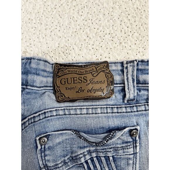 Guess Jeans Enjoy! Los Angeles Womens Flame Resistant Jeans Light Wash - Picture 2 of 8